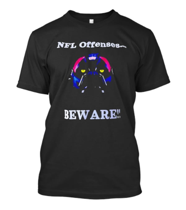 NFL Offenses Beware Bulldog T-Shirt