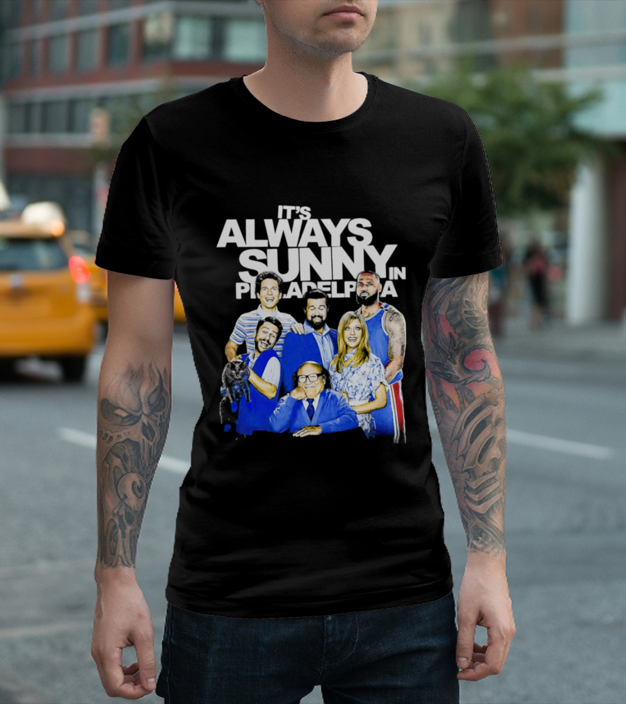 It's Always Sunny In Philadelphia Lebron James Kitten Mittens T-Shirt