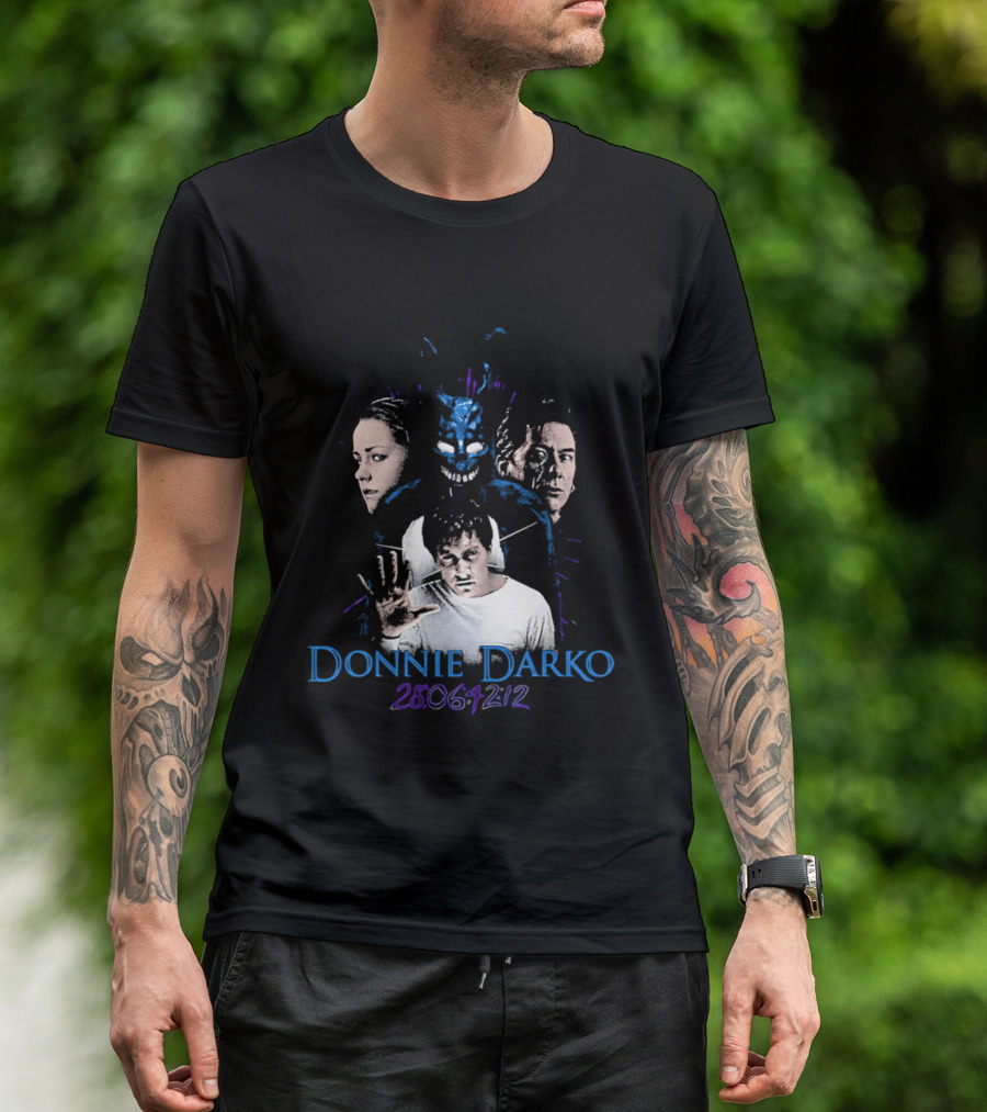 Donnie Darko 28 06 42 12 Characters And Mask T-Shirt