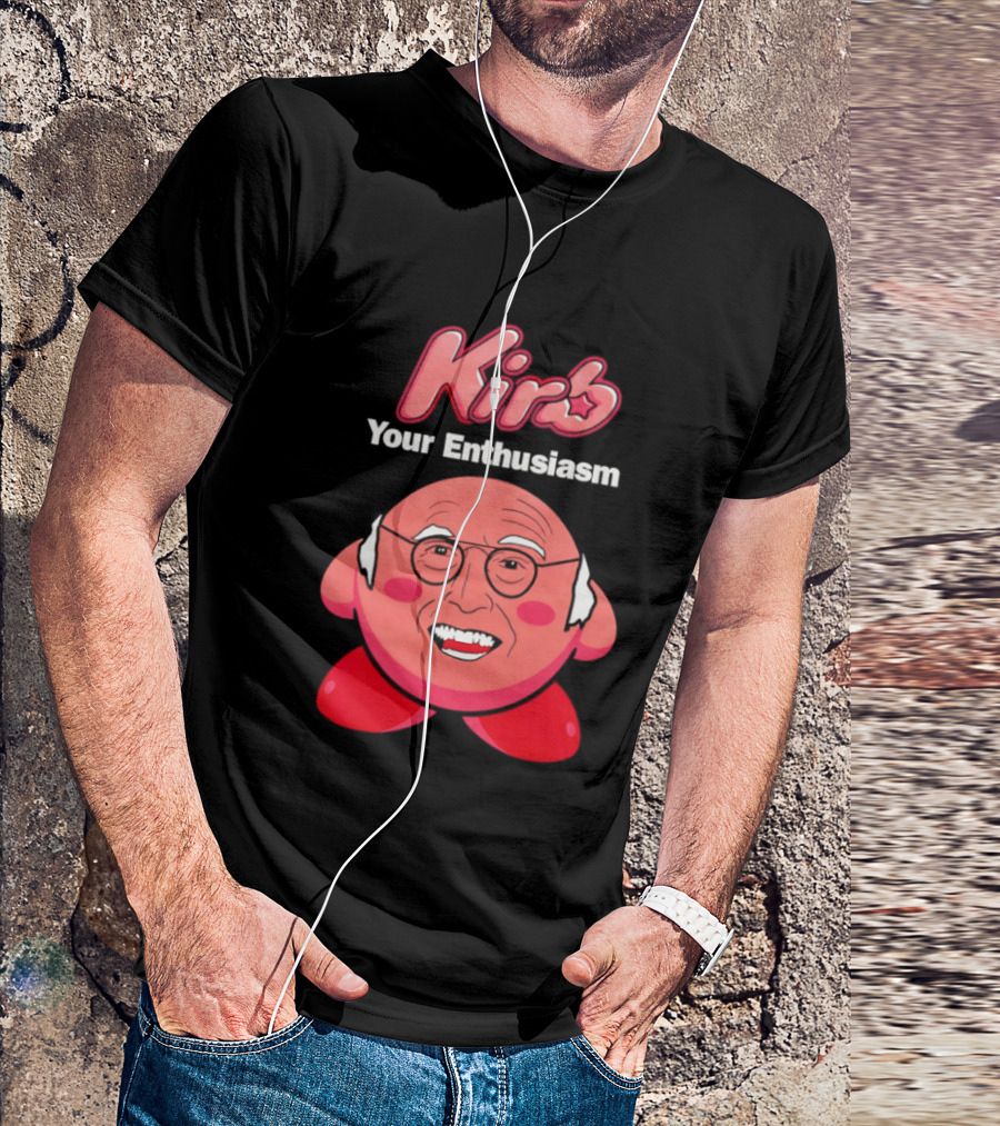 Kirb Your Enthusiasm Kirby Larry David T-Shirt