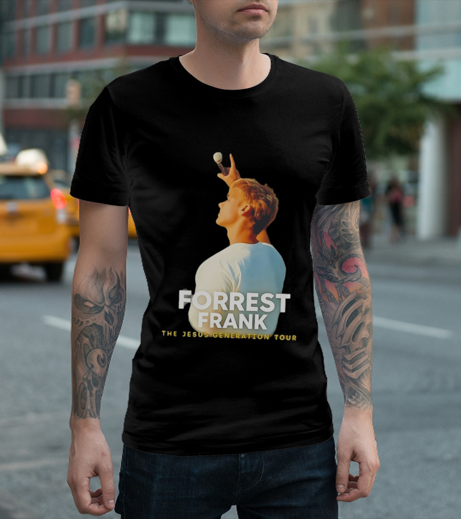 Forrest Frank The Jesus Generation Tour Microphone Pose T-Shirt