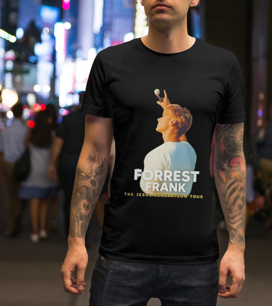 Forrest Frank The Jesus Generation Tour Microphone Pose T-Shirt