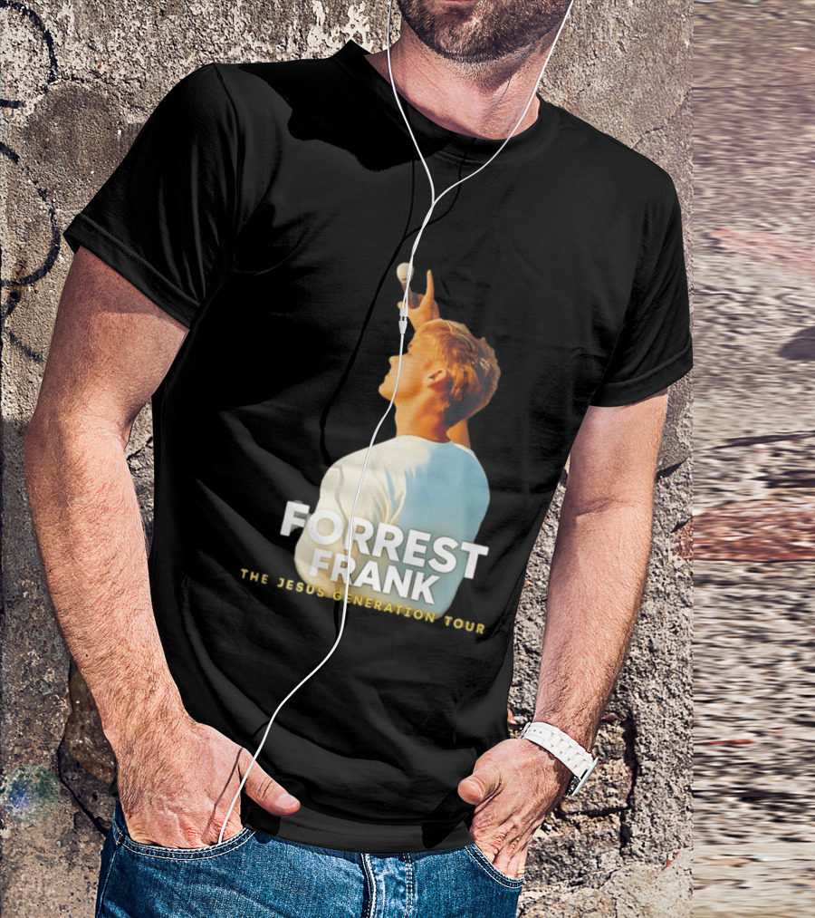 Forrest Frank The Jesus Generation Tour Microphone Pose T-Shirt