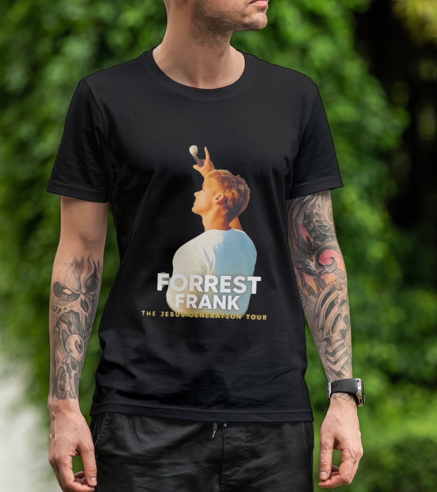Forrest Frank The Jesus Generation Tour Microphone Pose T-Shirt