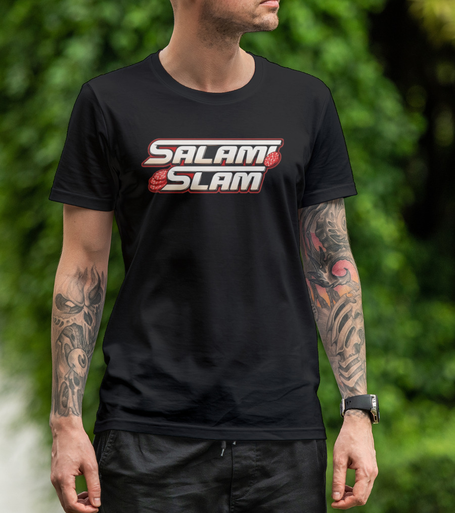 Salami Slam SummerSlam WWE Bold Iconic Wrestling T-Shirt