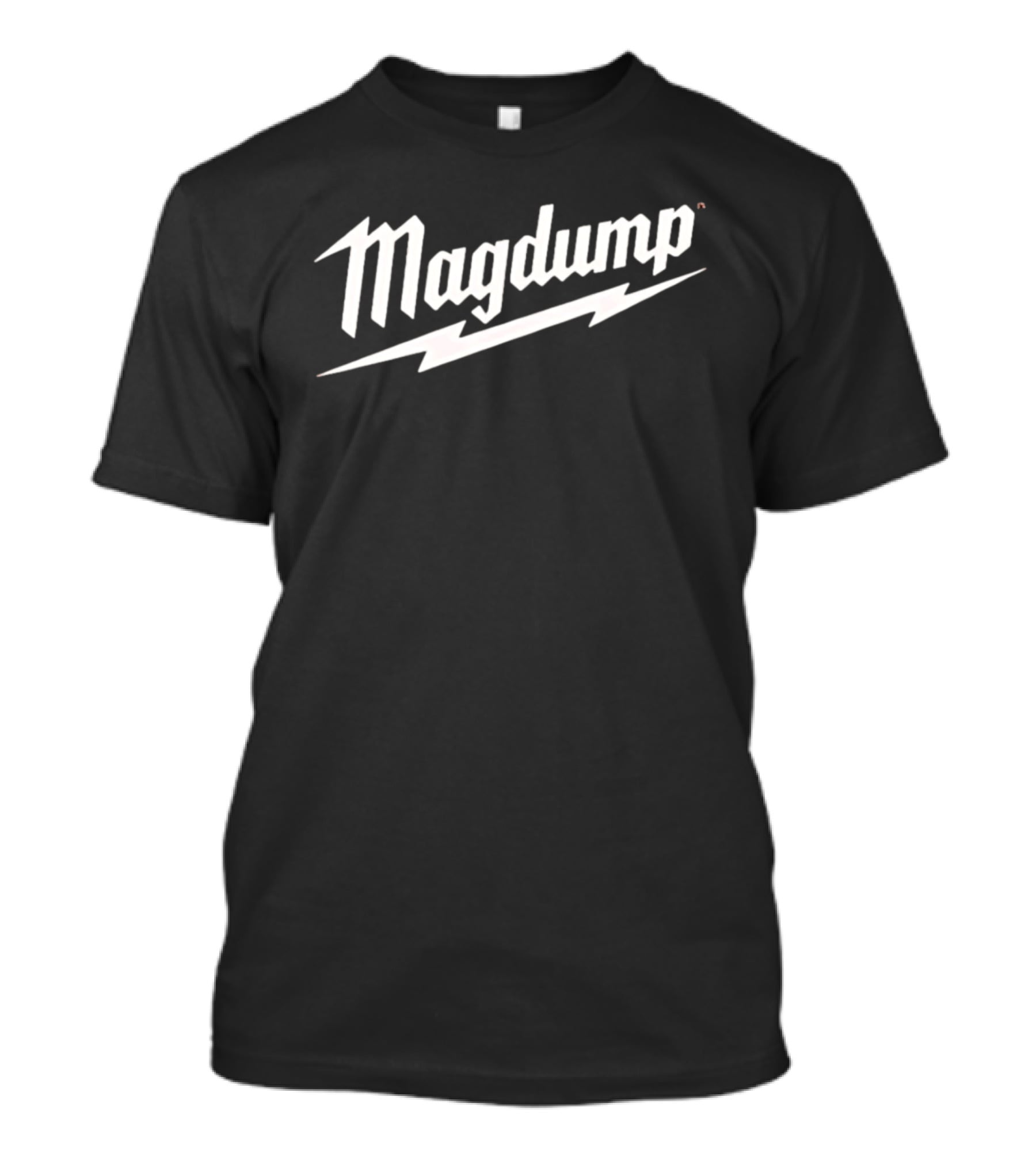 Magdump Shooting Firearms Tactical Gun Culture Lightning Bolt T-Shirt