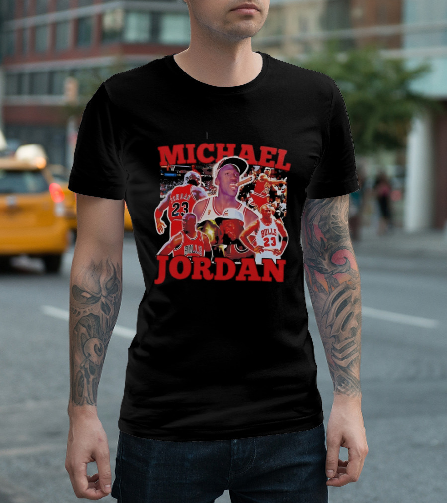 Michael Jordan 23 Bulls 90s T-Shirt