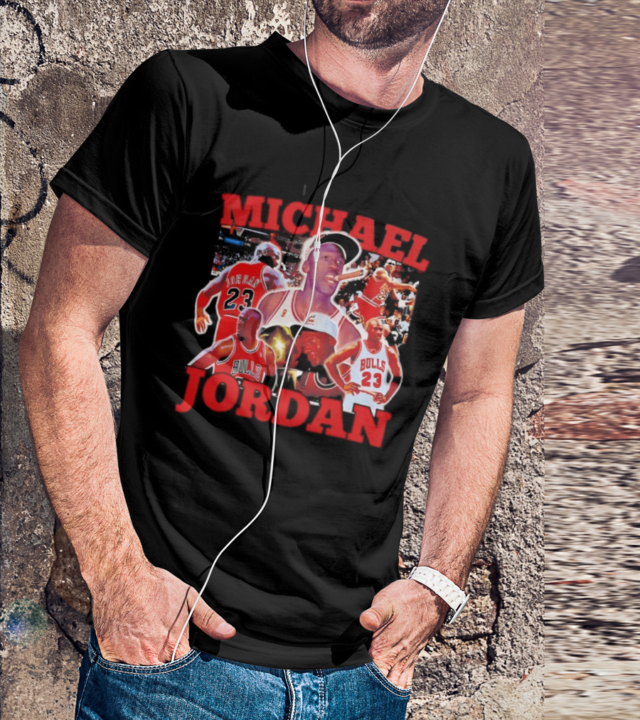 Michael Jordan 23 Bulls 90s T-Shirt
