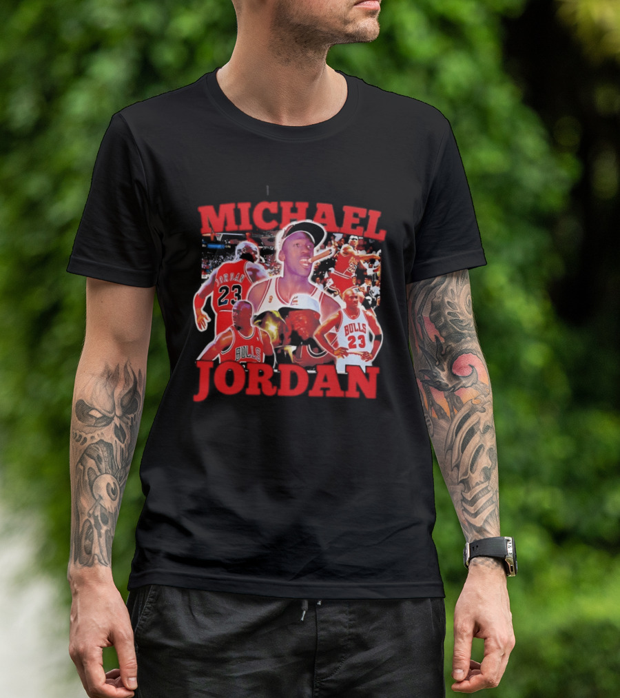 Michael Jordan 23 Bulls 90s T-Shirt