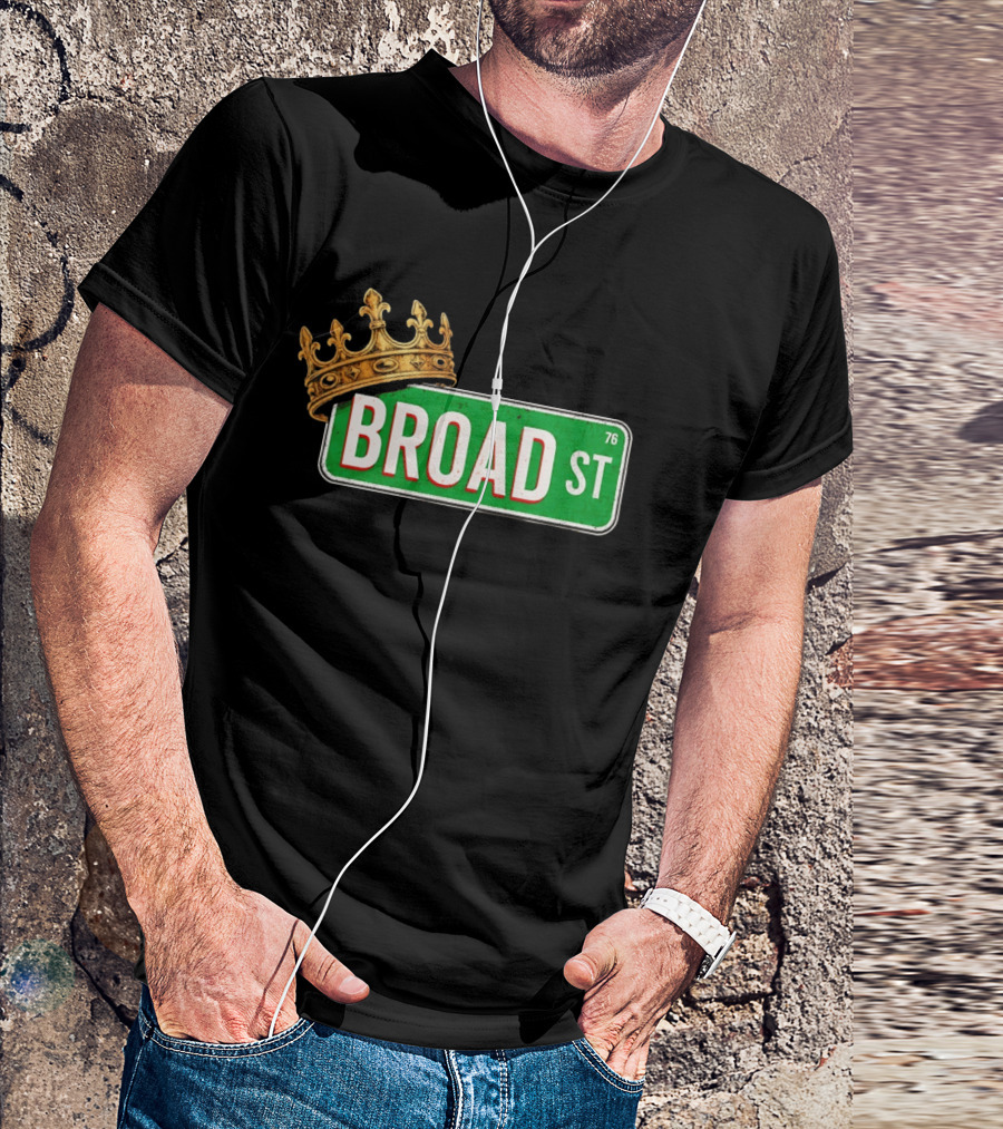 Philadelphia 76ers Broad Street 76 King Crown T-Shirt