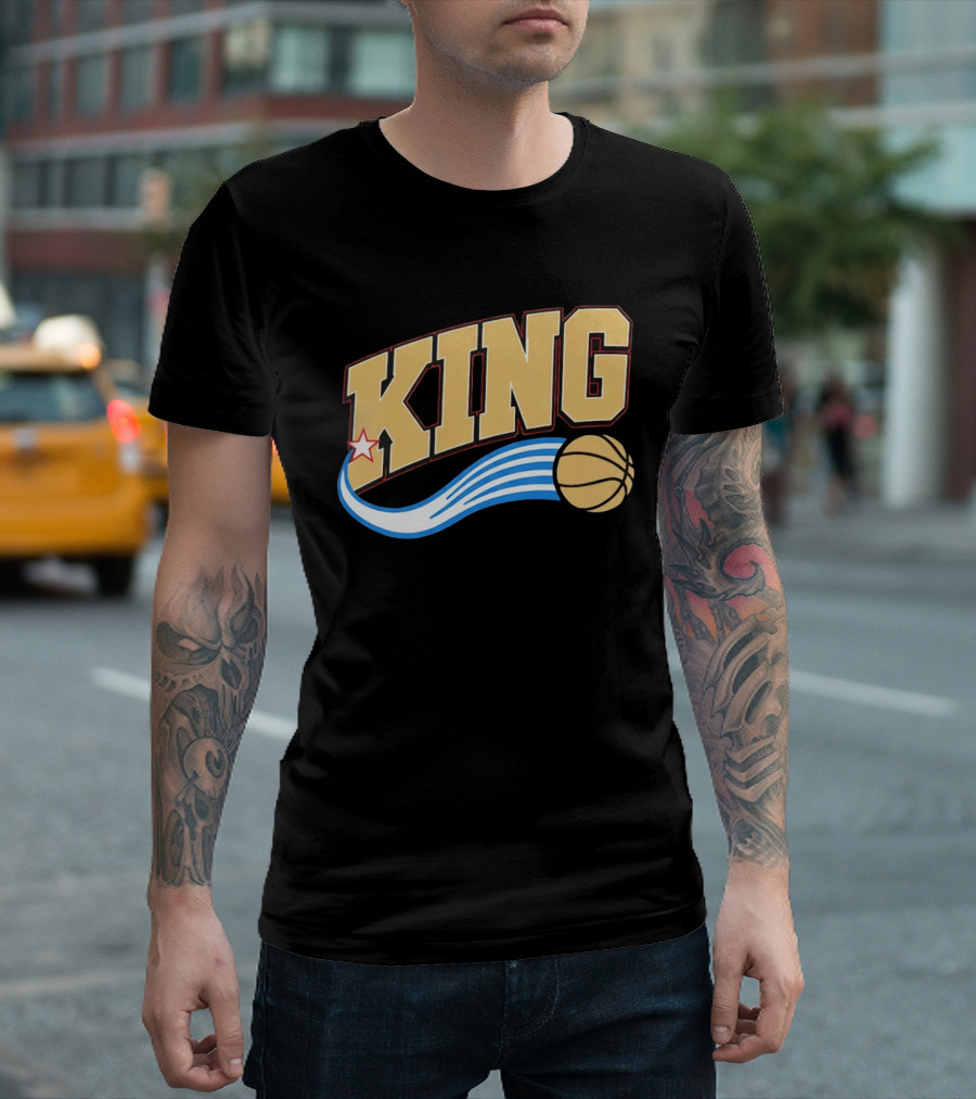 Philadelphia 76ers King Basketball Lebron James T-Shirt