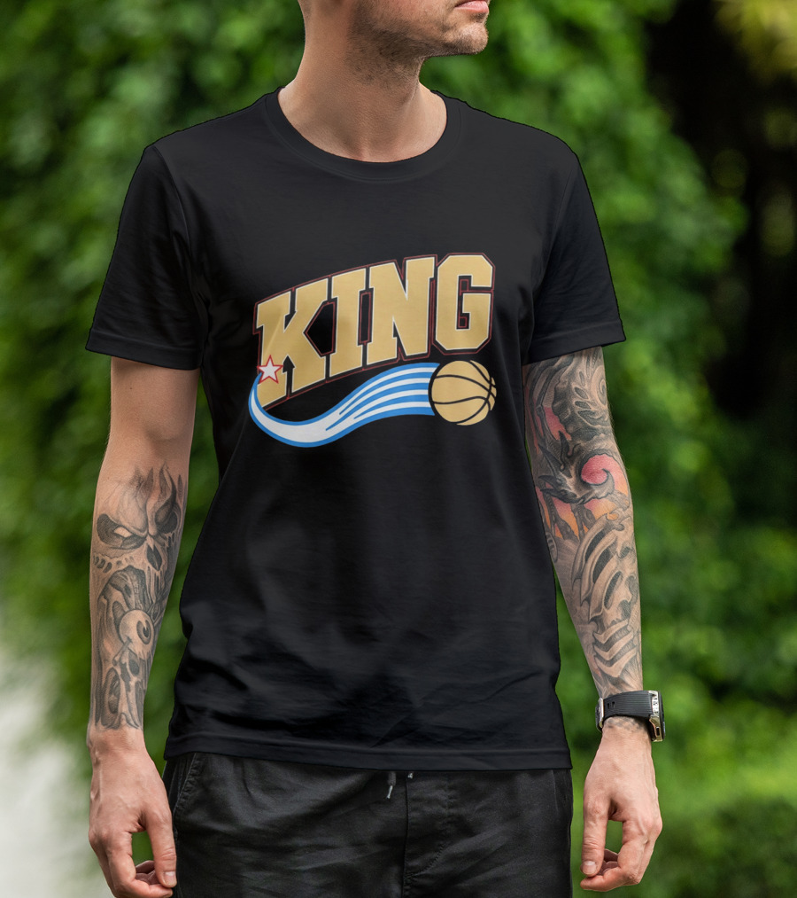 Philadelphia 76ers King Basketball Lebron James T-Shirt