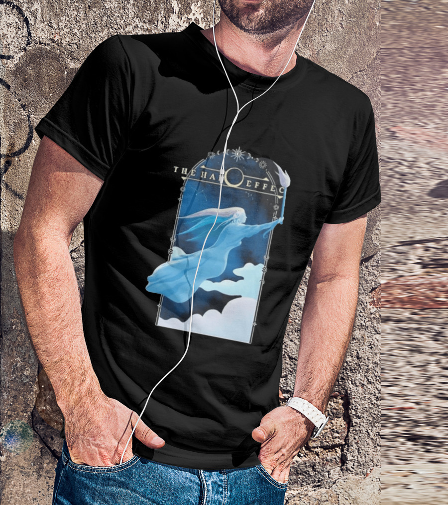 The Halo Effect Blue Lady Ethereal Night Sky Celestial T-Shirt