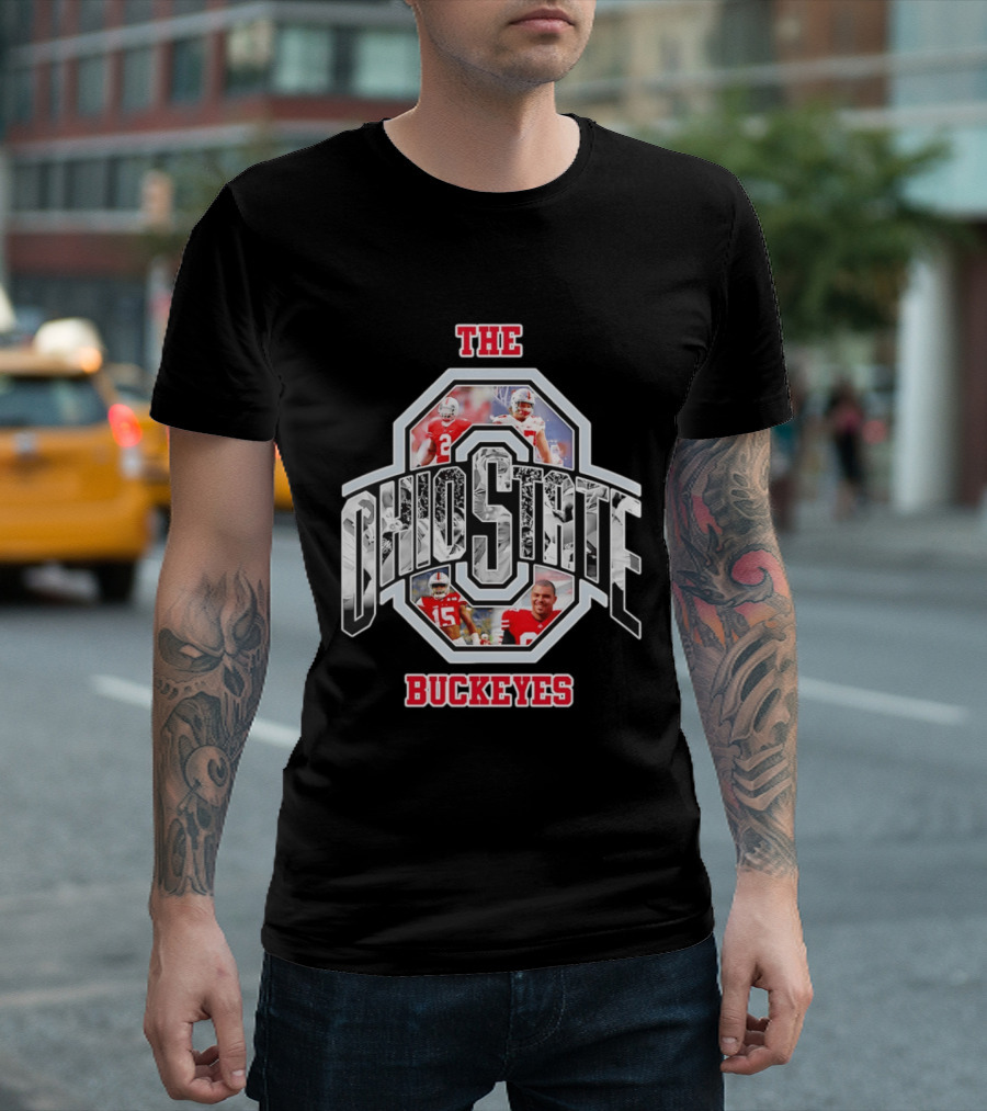 Ohio State Buckeyes Football Collage Ohio State T-Shirt