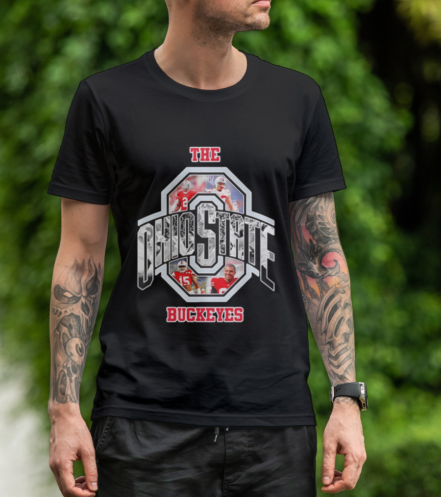 Ohio State Buckeyes Football Collage Ohio State T-Shirt