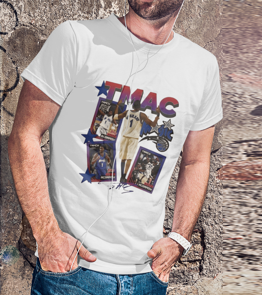 TMAC Tracy McGrady Magic Basketball Legends T-Shirt