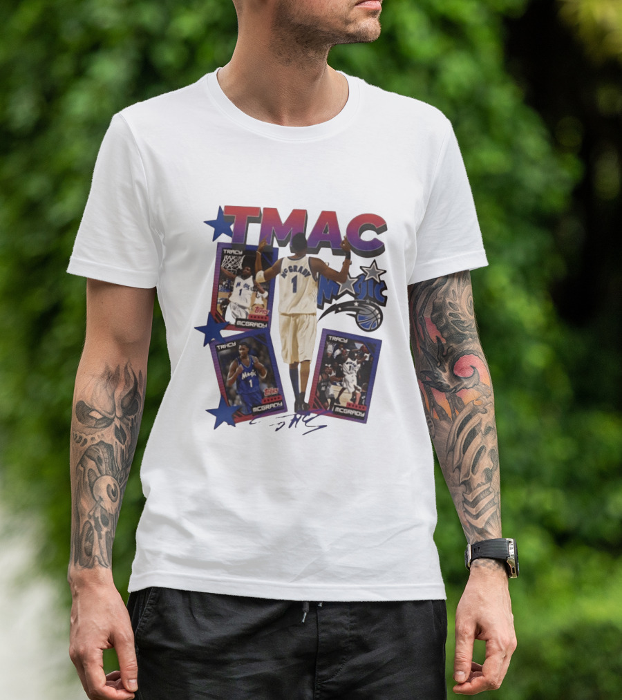 TMAC Tracy McGrady Magic Basketball Legends T-Shirt