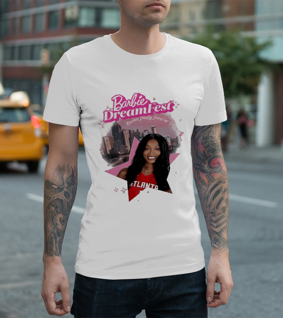 Barbie Dream Fest Angel Reese Atlanta Dream Basketball Barbie Finally Found Her Dream T-Shirt