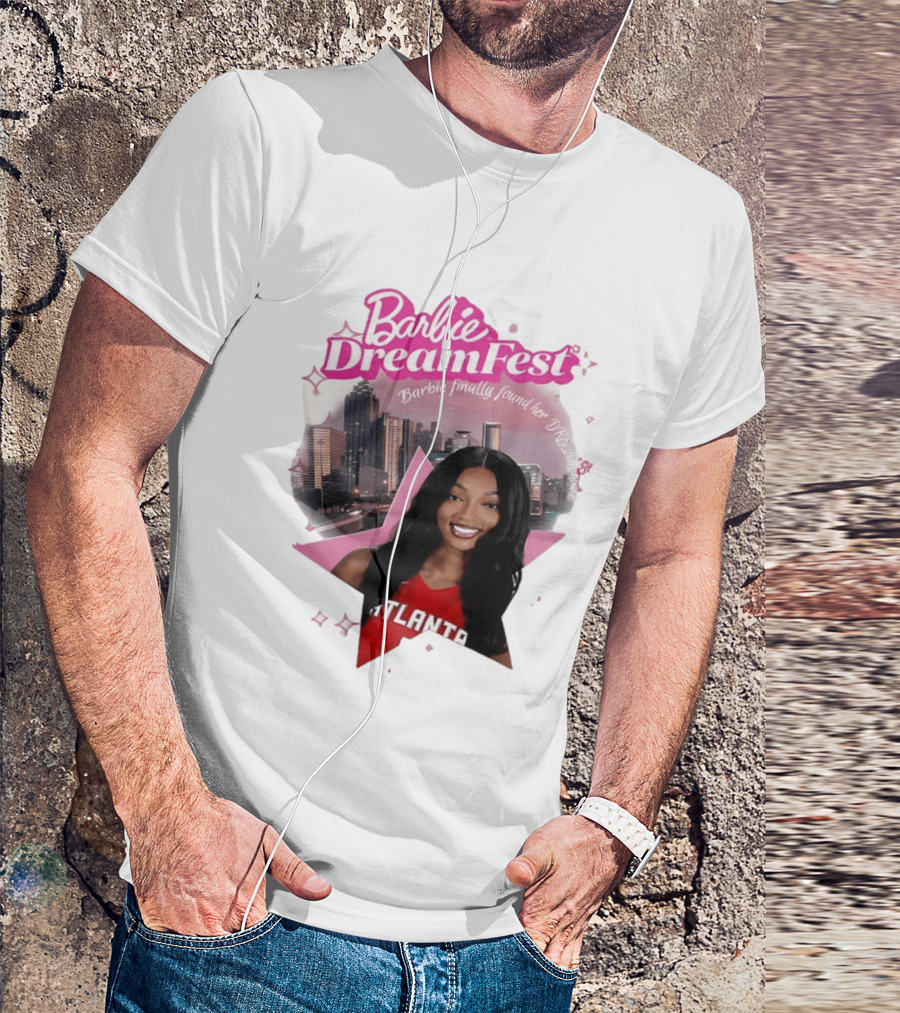 Barbie Dream Fest Angel Reese Atlanta Dream Basketball Barbie Finally Found Her Dream T-Shirt