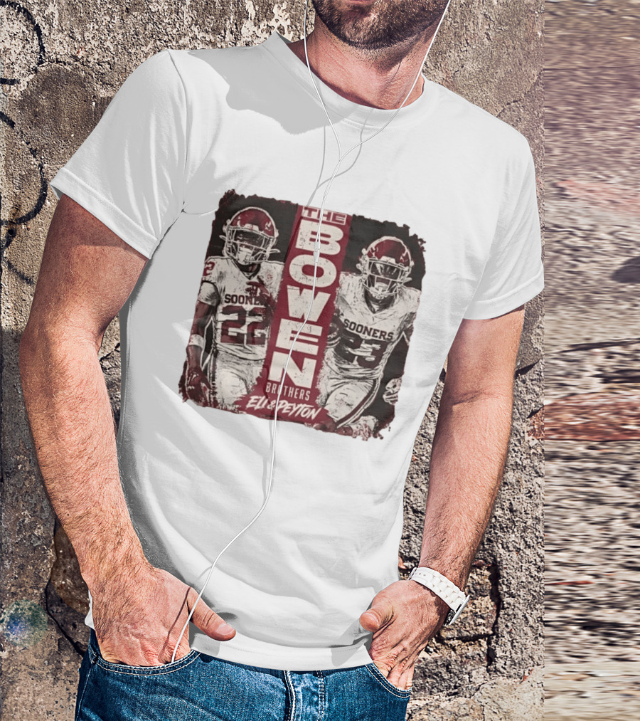 Oklahoma Sooners The Bowen Brothers Eli & Peyton Football Team T-Shirt