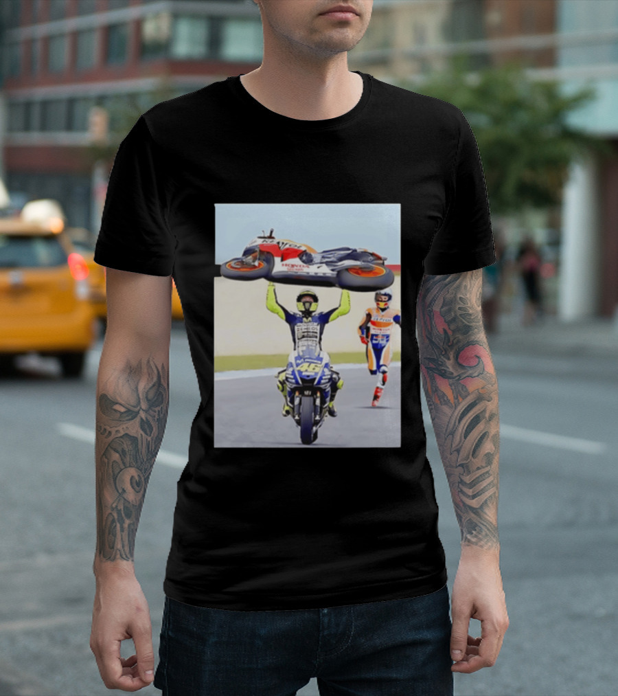 Valentino Rossi Honda MotoGP 46 Victory Celebration 2026 T-Shirt
