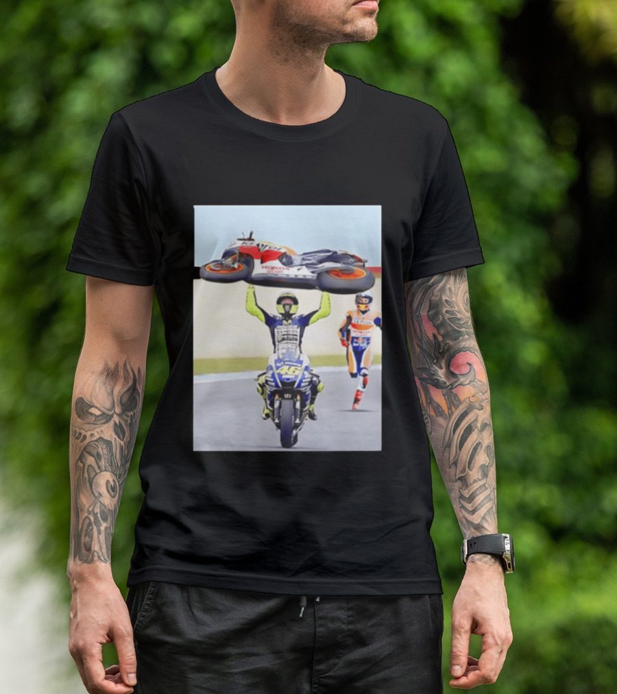 Valentino Rossi Honda MotoGP 46 Victory Celebration 2026 T-Shirt
