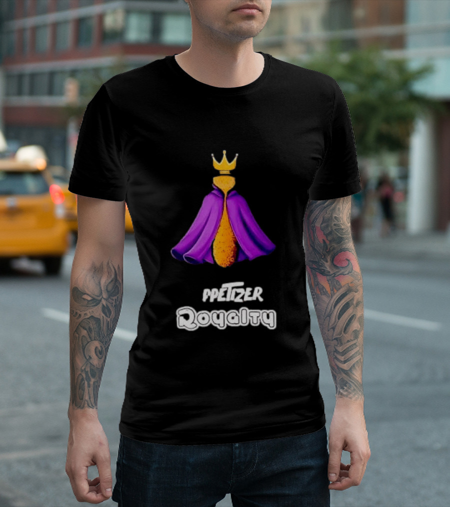 Crowned Nugget Appetizer Royalty Kingscape T-Shirt