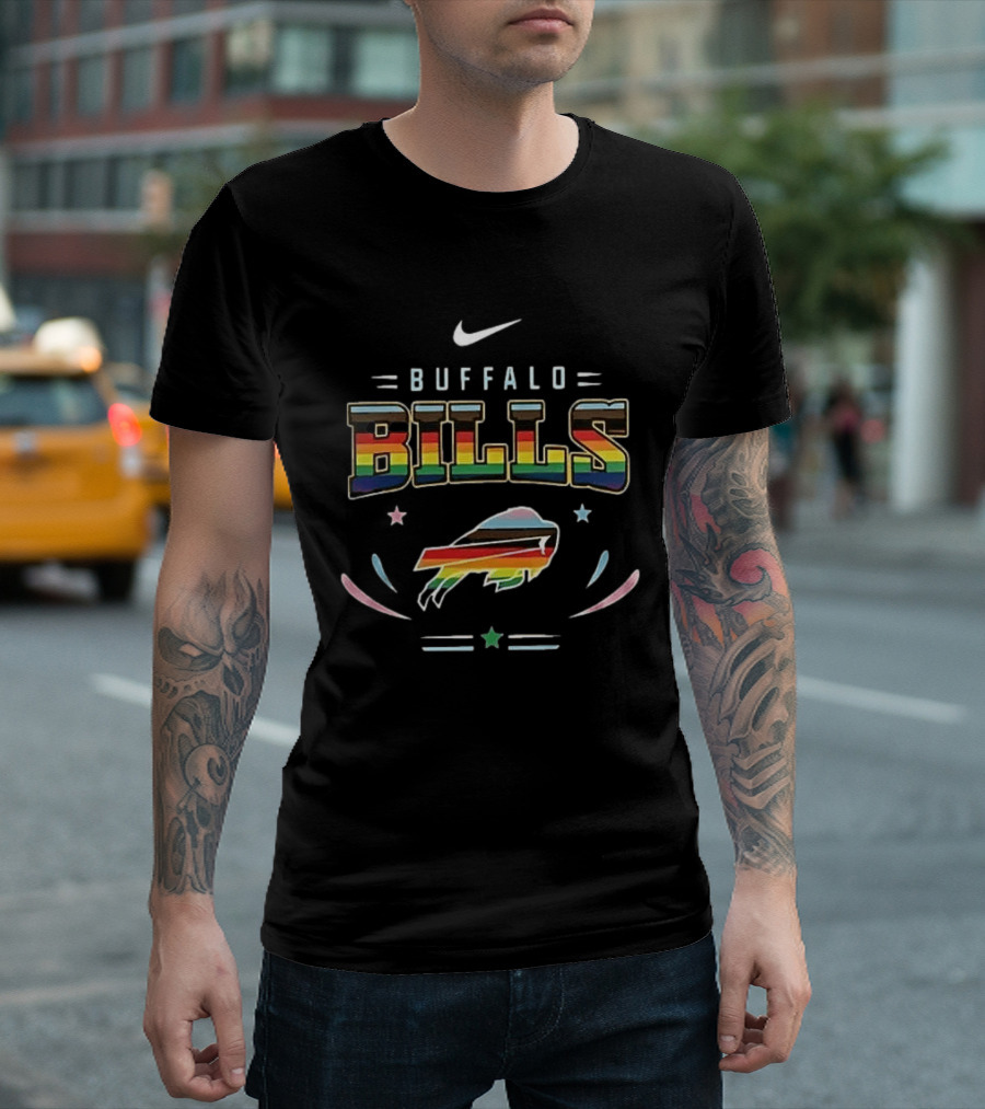 Accept Understand Love Buffalo Bills 2026 LGBT Pride Nike T-Shirt