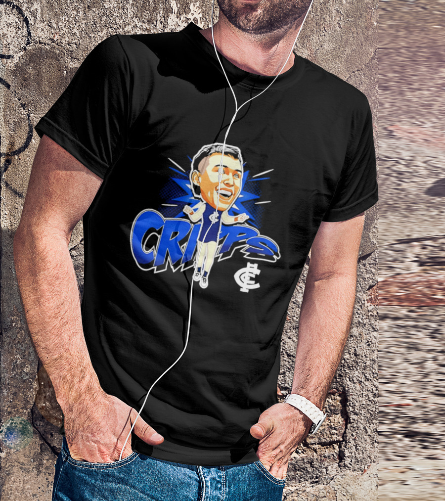 Carlton Football Club Patrick Cripps Caricature Cripps T-Shirt