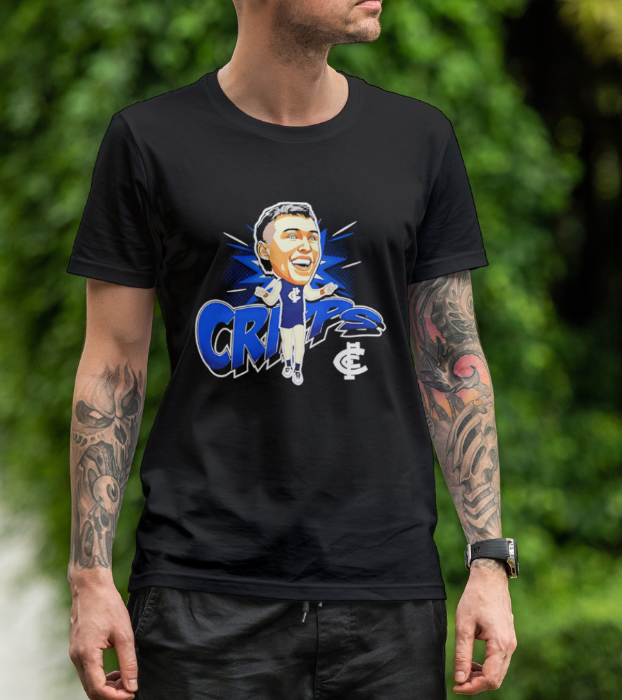 Carlton Football Club Patrick Cripps Caricature Cripps T-Shirt