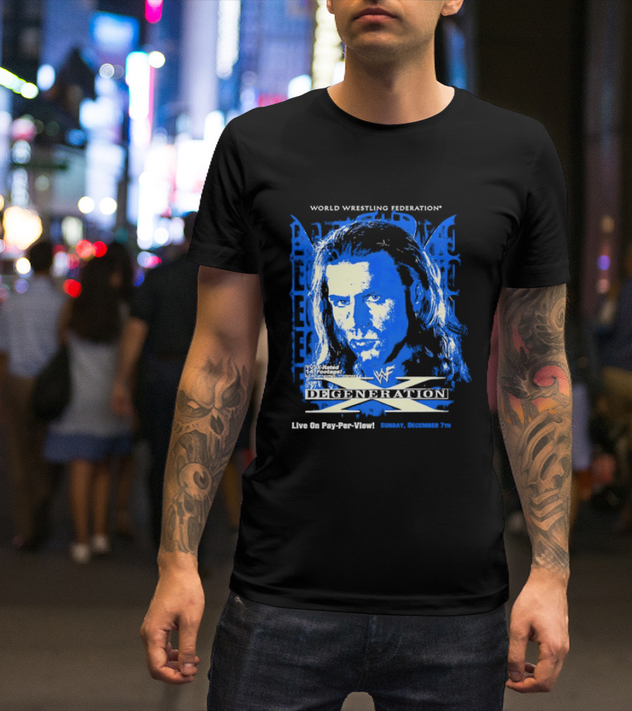 World Wrestling Federation DX Shawn Michaels D Generation X In Your House Pay Per View T-Shirt