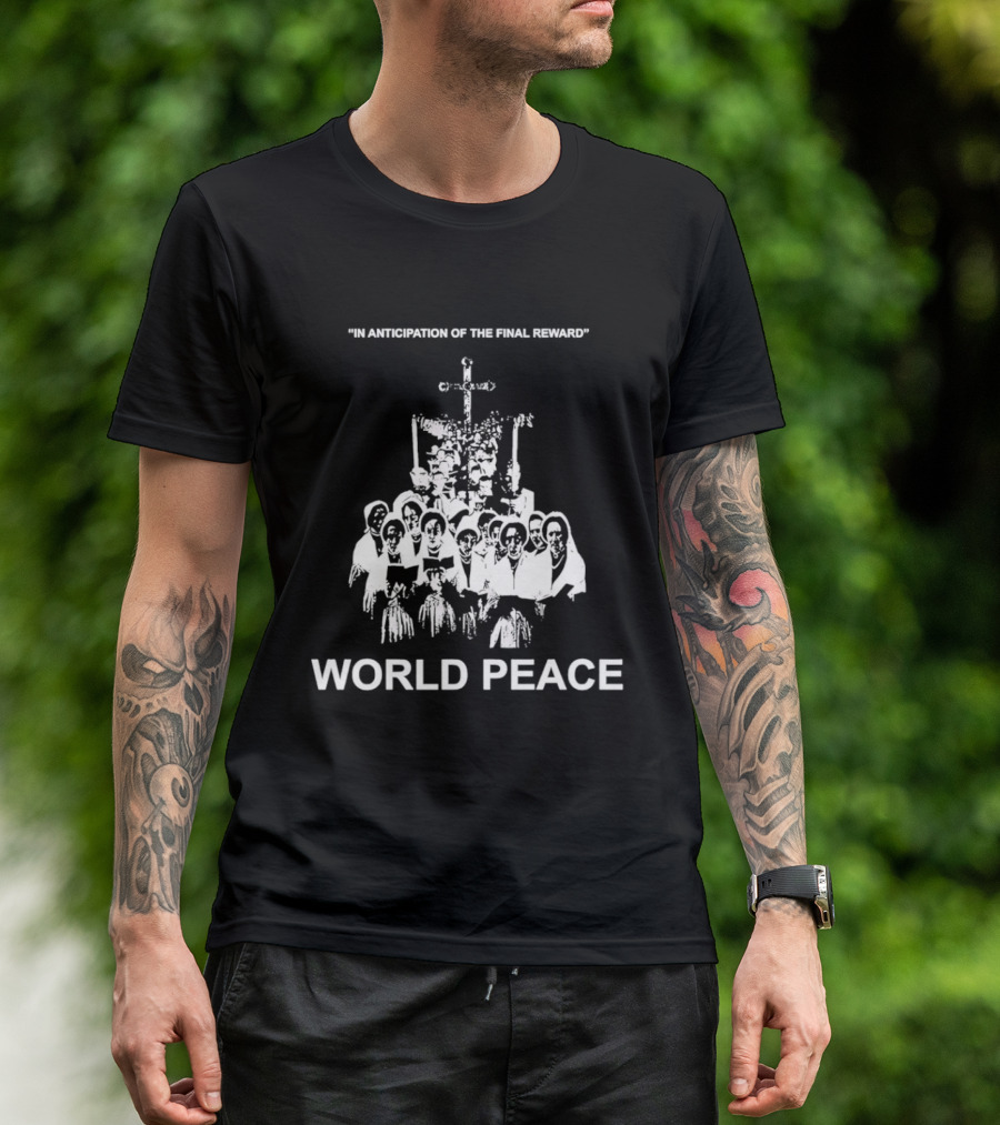 In Anticipation Of The Final Reward World Peace Unity Symbol Clergy Group T-Shirt