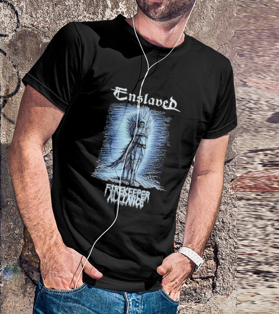 Enslaved Firekeeper Alliance Heavy Metal Band T-Shirt