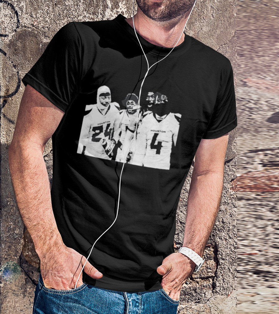 Houston Texans Jalen Pitre Calen Bullock Kamari Lassiter Derek Stingley Jr Signatures T-Shirt