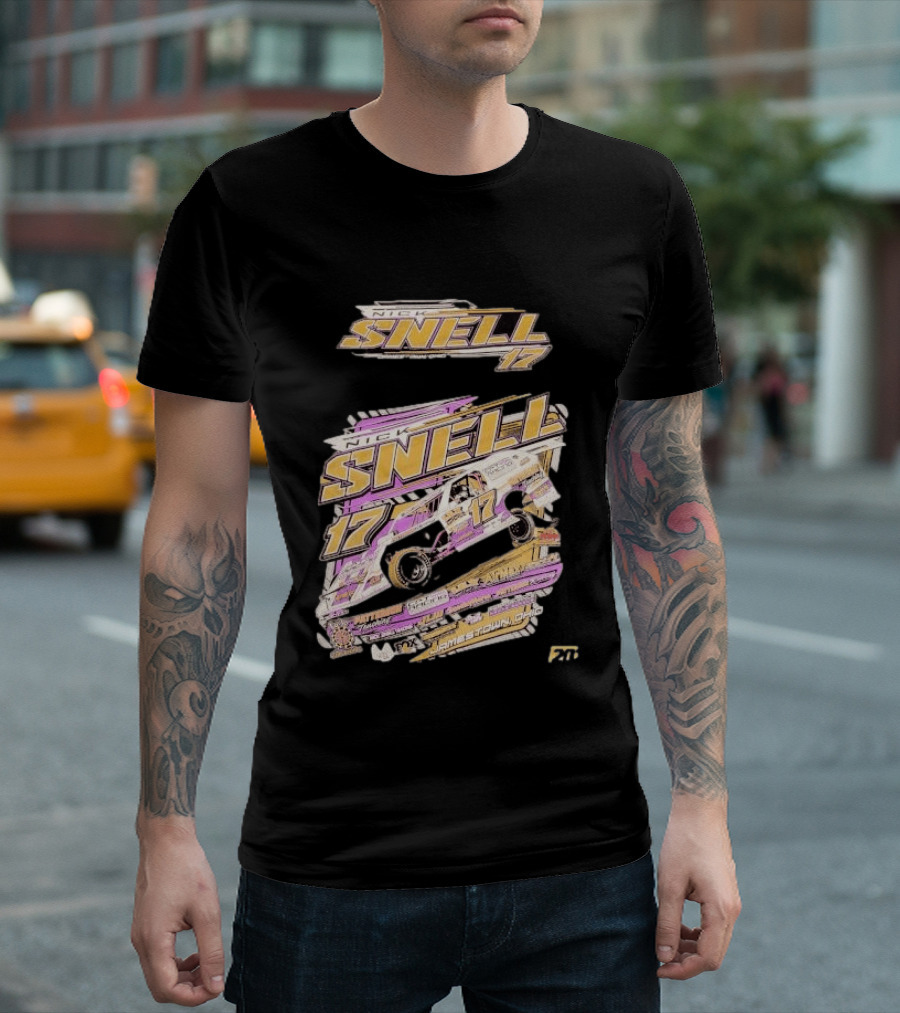 Nick Snell 17 Jamestown Ohio Racing 2024 T-Shirt