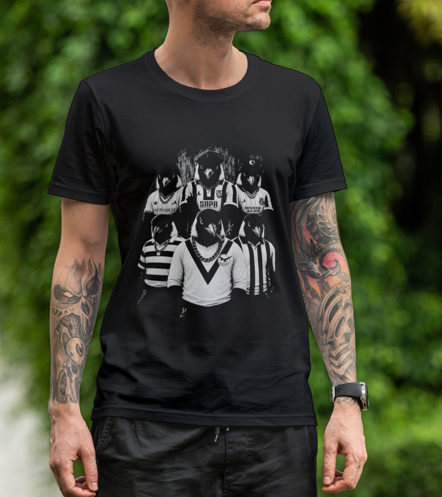 Notts County Gangster Magpies Football Team Characters T-Shirt