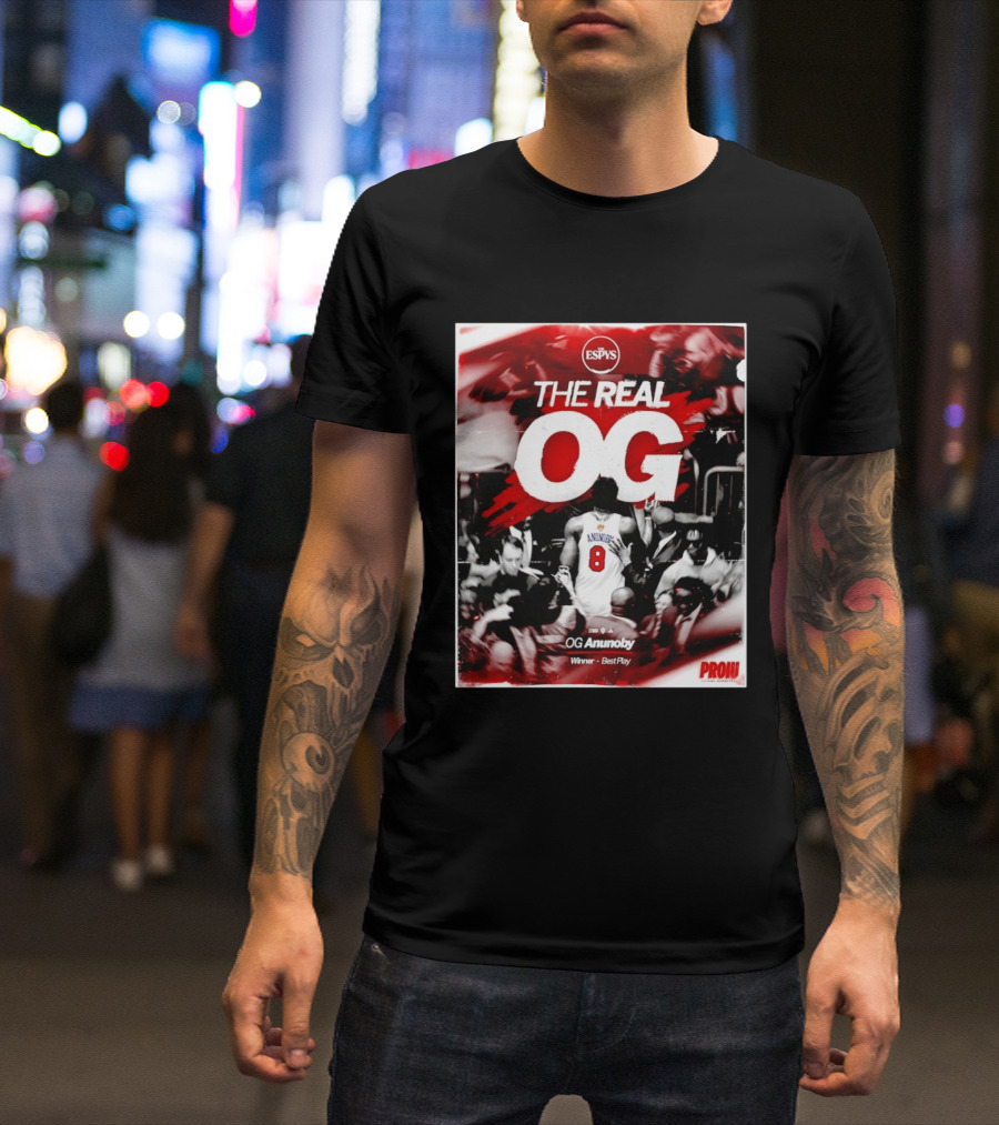OG Anunoby The Real OG ESPYS Winner Best Play Indiana Basketball T-Shirt