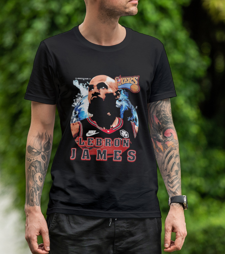 Philadelphia 76ers Nike LeBron James Mashup T-Shirt