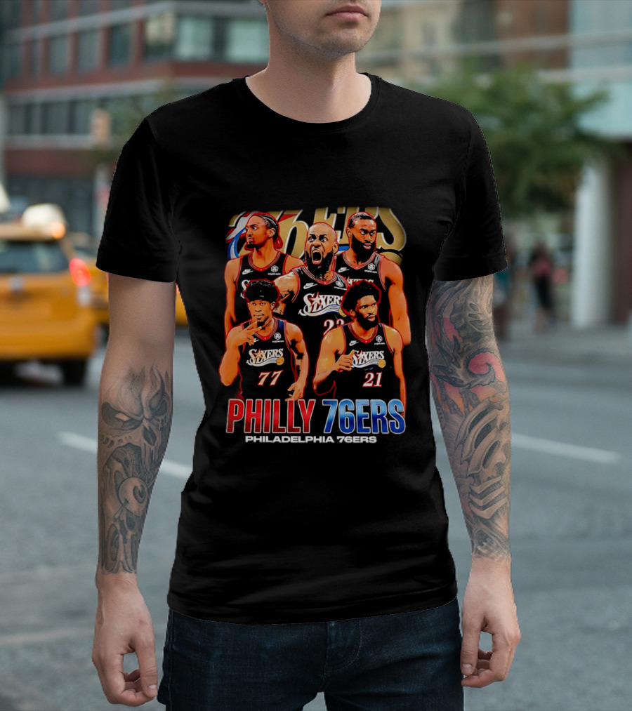Philly 76Ers Philadelphia 76Ers Lebron James Basketball Team Players T-Shirt