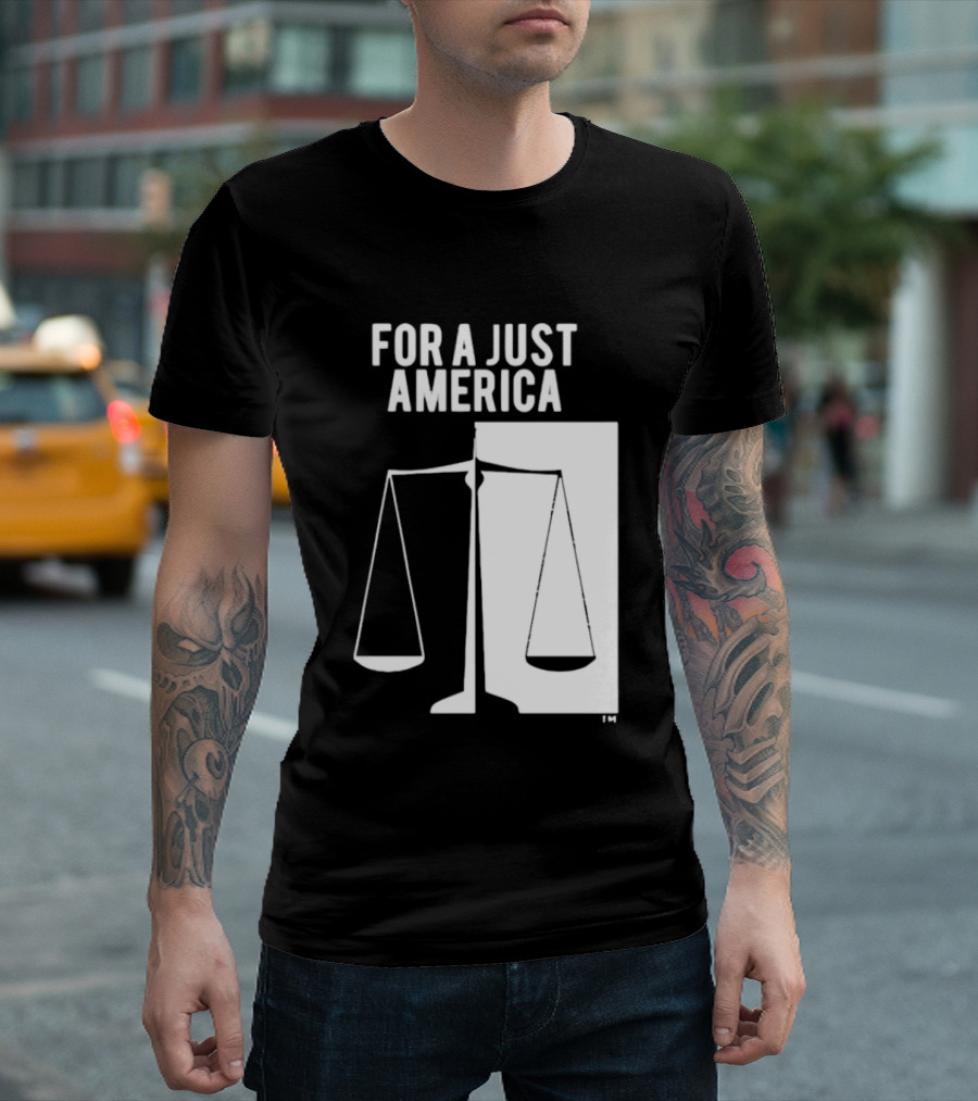 Resist For A Just America Scales Of Justice T-Shirt