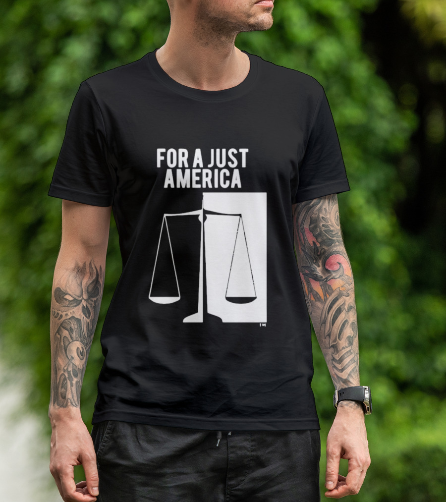 Resist For A Just America Scales Of Justice T-Shirt