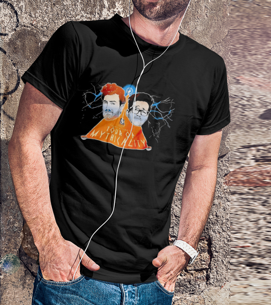 Rhett & Link Ear Biscuits Tour Of Mythicality Lightning T-Shirt