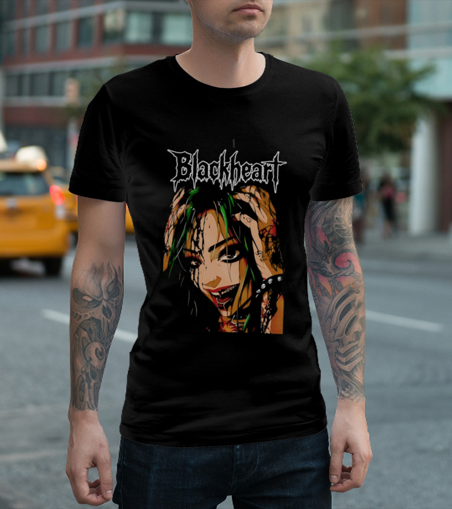 Shotzi Blackheart Knows Blackheart Green Hair T-Shirt