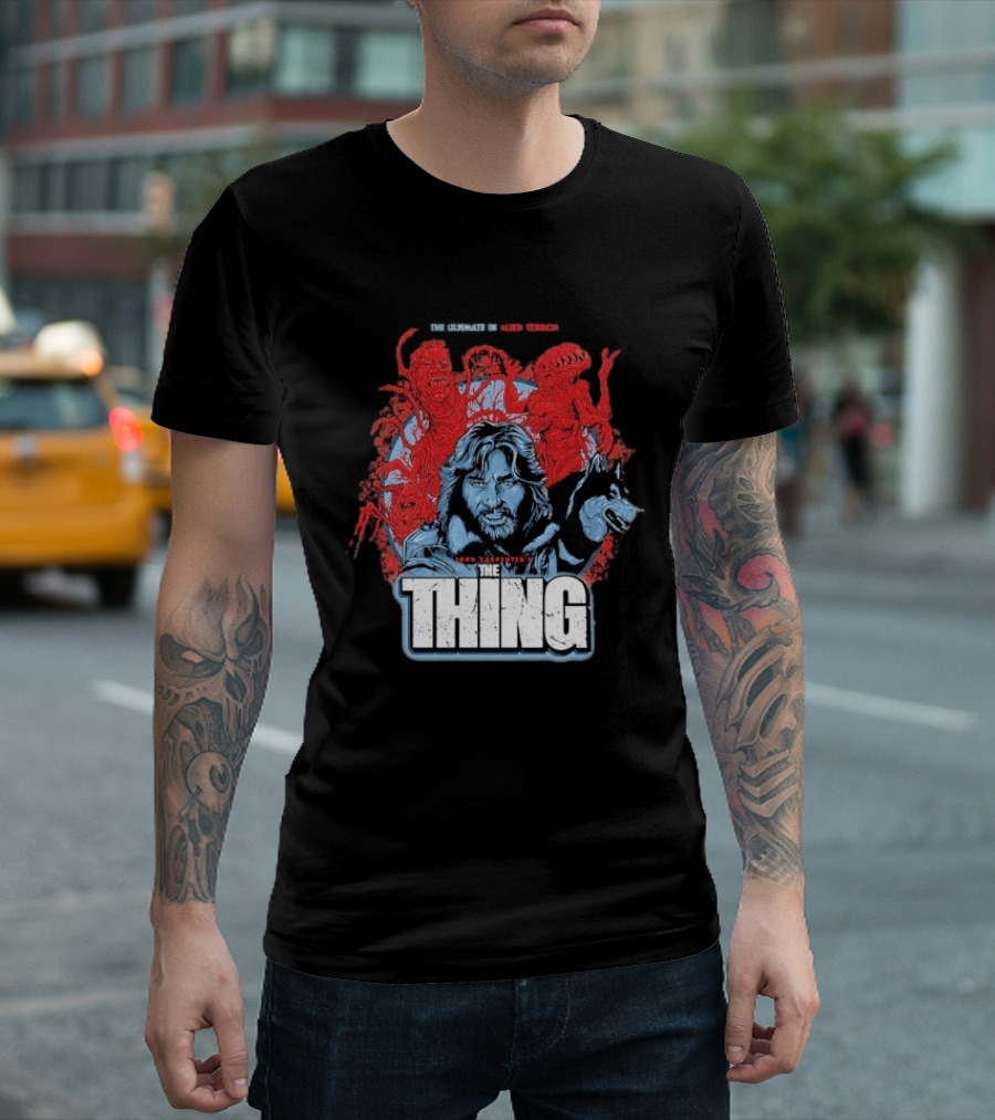 The Thing Ultimate Alien Terror John Carpenter's Classic 1982 Horror Movie T-Shirt
