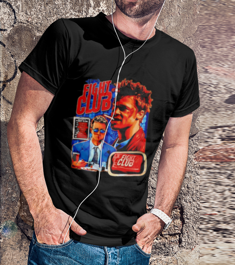 Tyler Durden The Narrator Fight Club Welcome To Fight Club Do Not Talk About T-Shirt