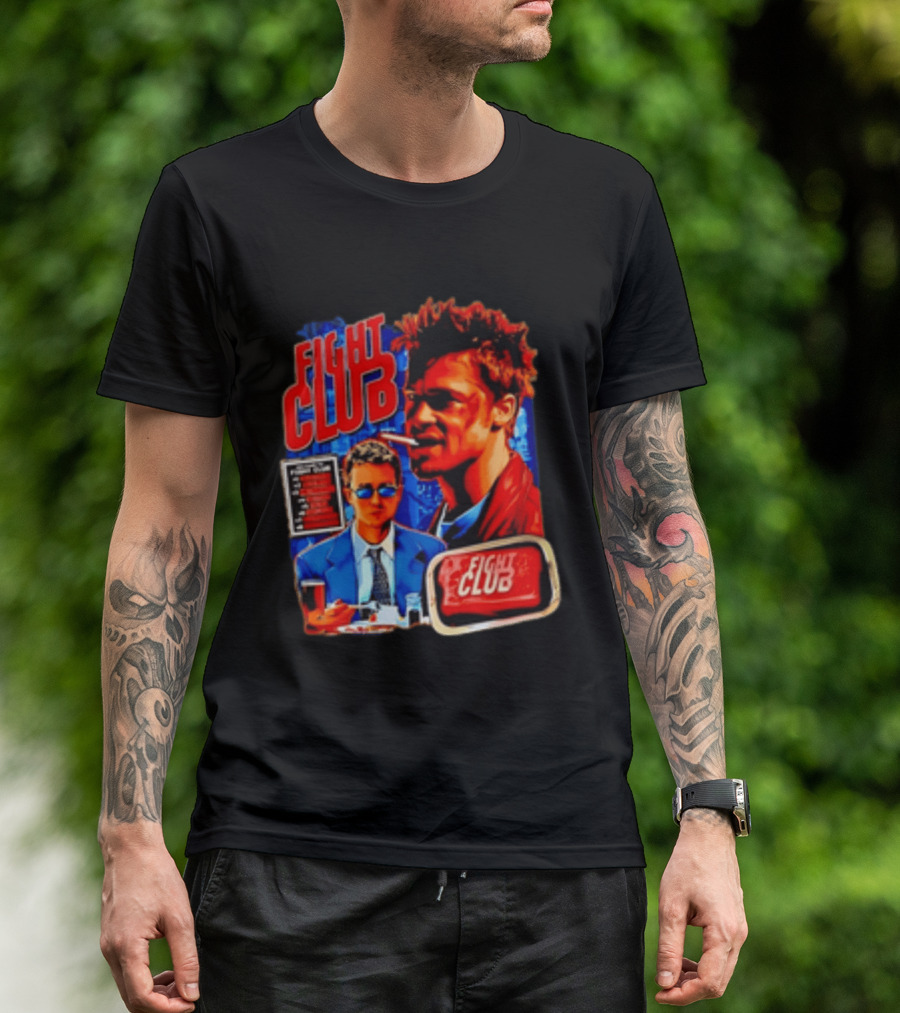 Tyler Durden The Narrator Fight Club Welcome To Fight Club Do Not Talk About T-Shirt