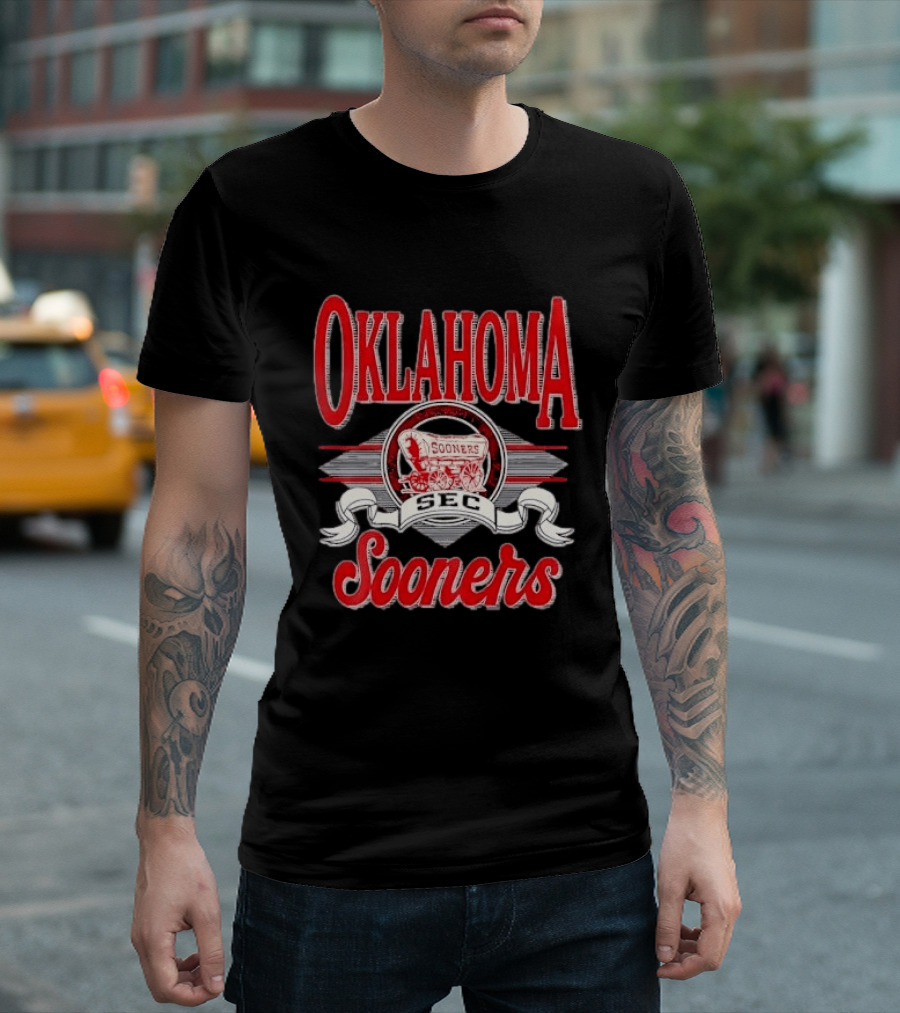 Oklahoma Sooners SEC Football Wagon T-Shirt