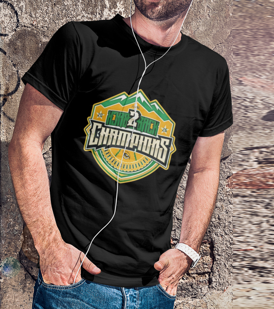 Utah Talons 2026 AUSBL Back 2 Back Champions T-Shirt