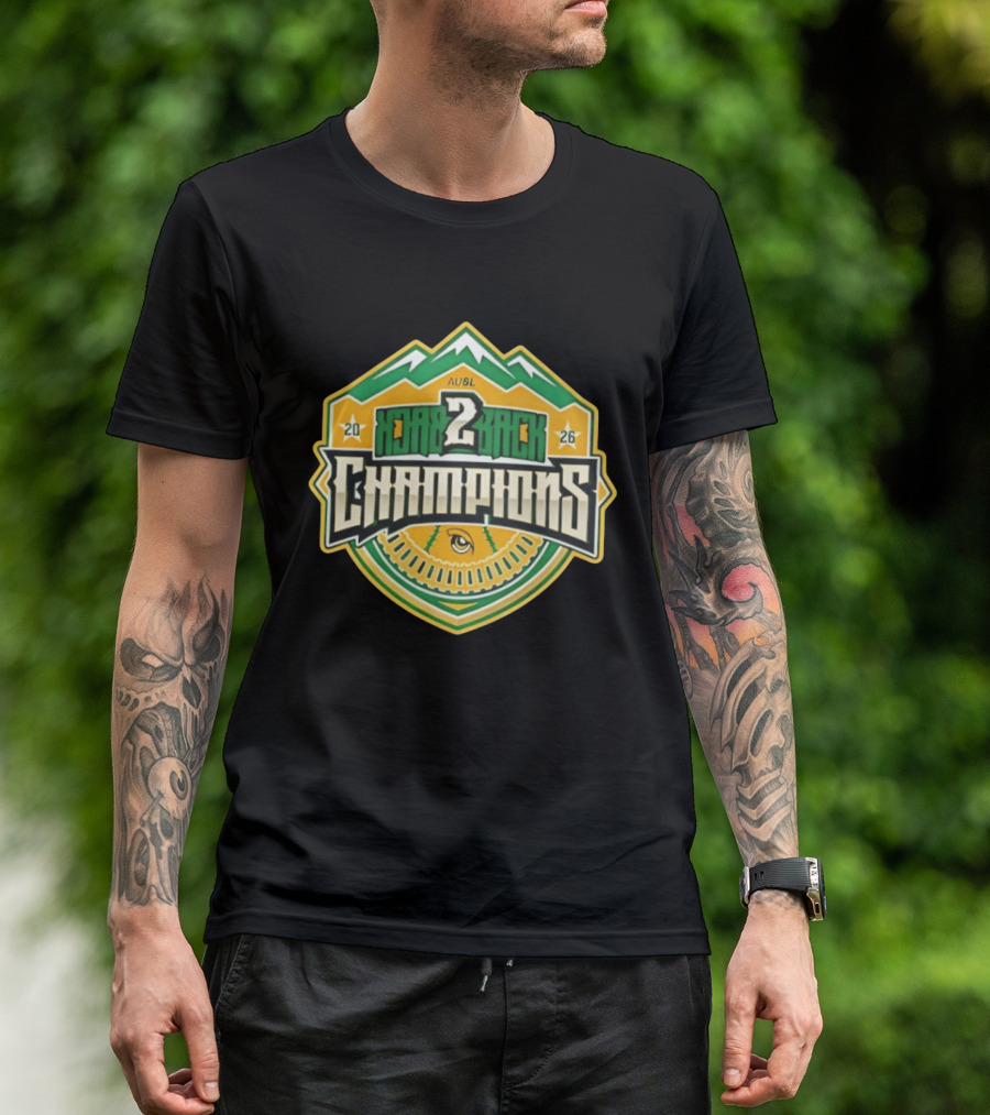 Utah Talons 2026 AUSBL Back 2 Back Champions T-Shirt