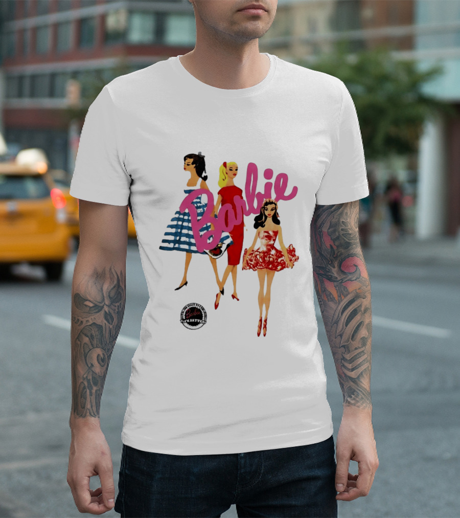 Barbie Vintage Fashion Trio Retro Mattel T-Shirt